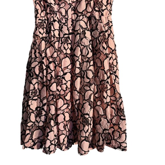 Ultrapink Womens Sleeveless Lace Overlay Dress M Pink & Black - Picture 6 of 16